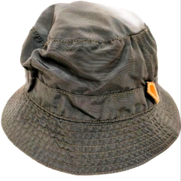 Hermes Charcoal Black Nylon Bucket Hat - Picture 1 of 9